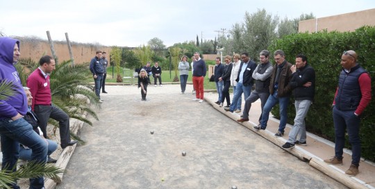 Pétanque Marrakech 2017 Villa Taj